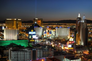 Las Vegas Strip at night 12/2/09