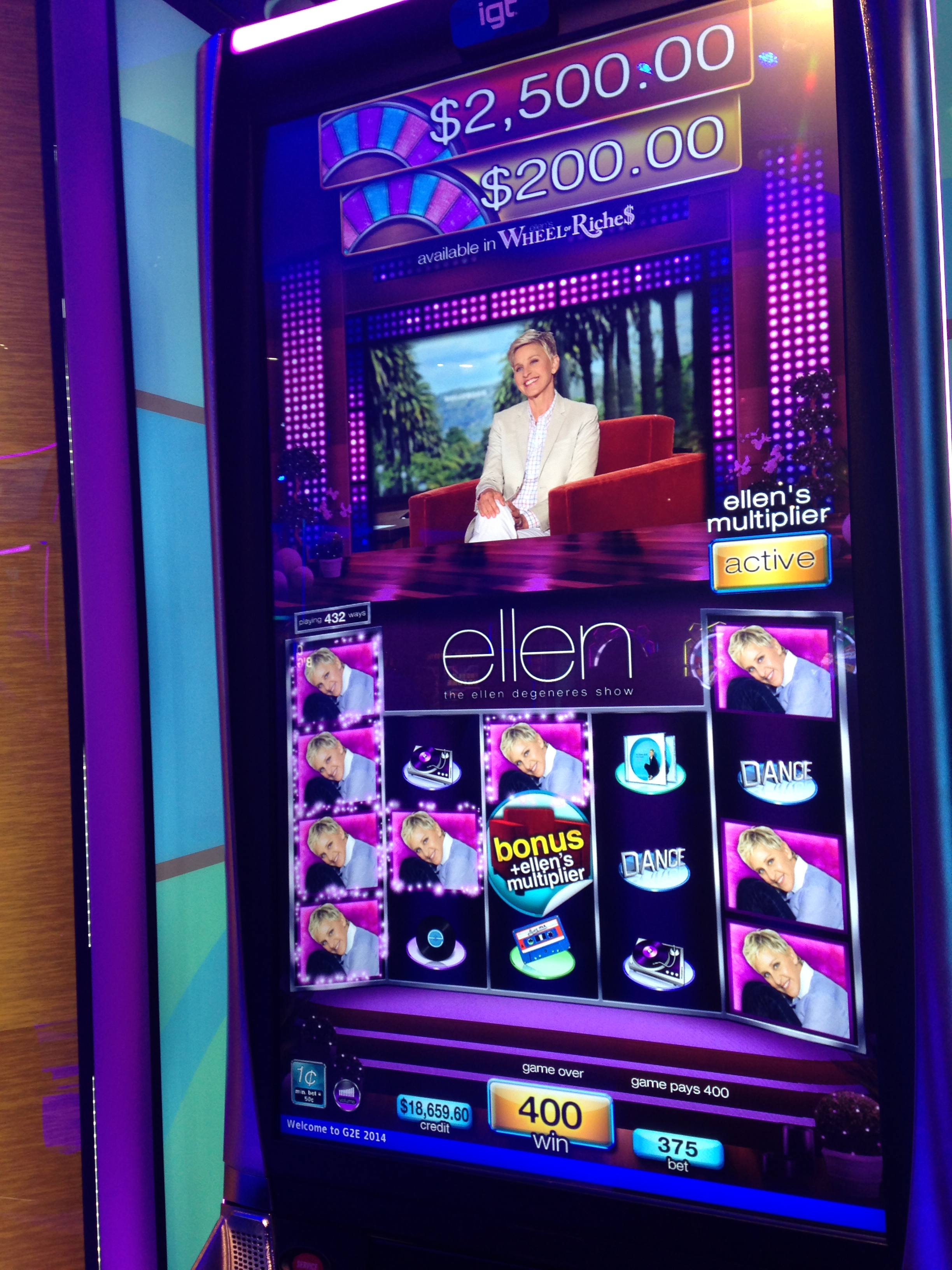 New Ellen Degeneres Slot Machine Released by IGT